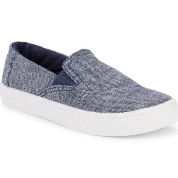 Toms Other - Toms Boy's Luca Slip-On Sneakers NEW textiie upper